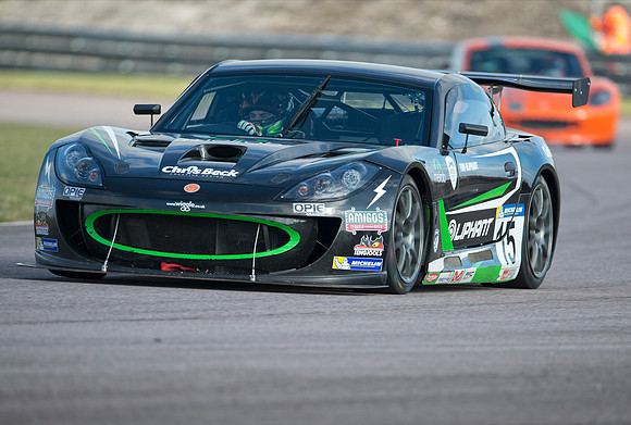 Tom Elephant in the Ginetta G40 junior at Thruxton