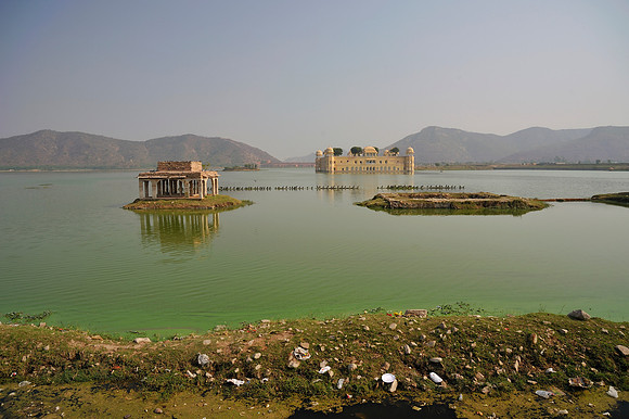 Jal Mahal on Man Sagar lake