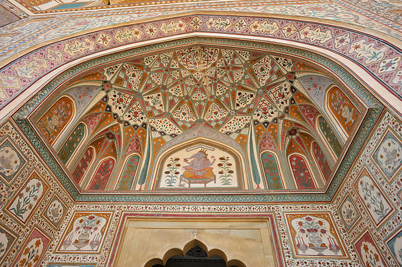 Inside the Amber Fort,