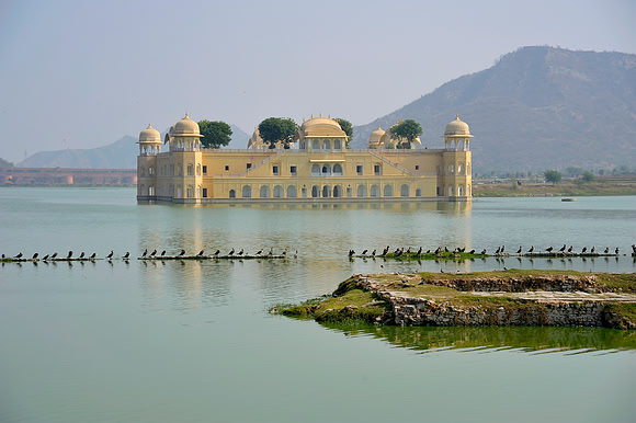 Jal Mahal on Man Sagar lake