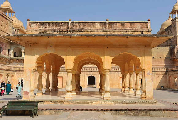 Inside the Amber Fort,