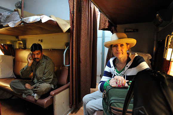 On the train to Ranthambore