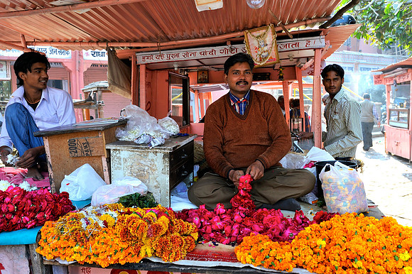 Flower stall