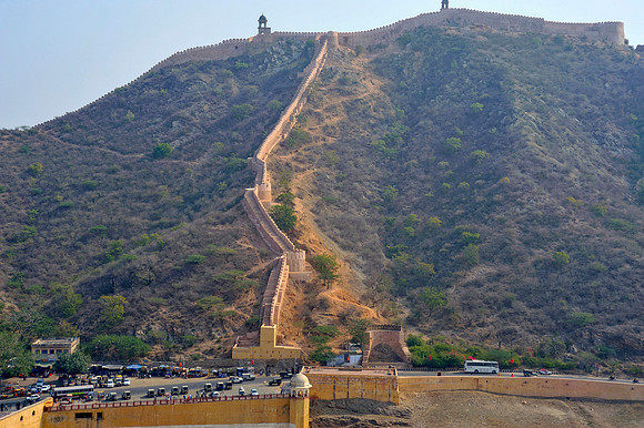 Fortifications around Amber Fort,