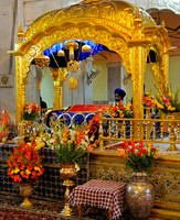 Inside the Sikh temple