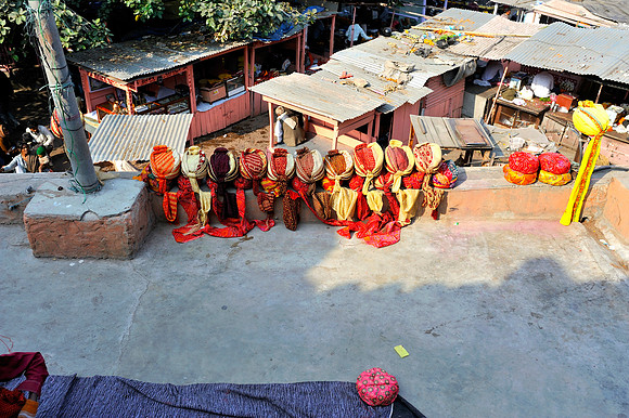 Turbans on display