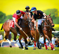 Max Charlton of Savills is pursued by Billy Jackson-Stops