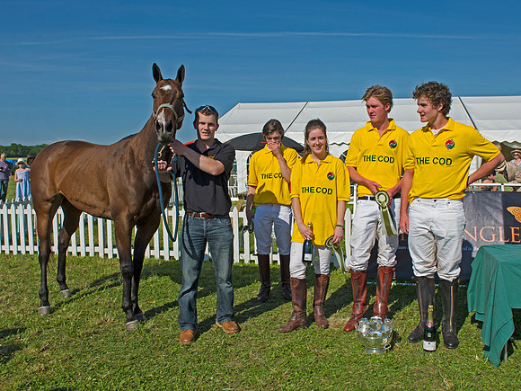 Best pony with the Admiral Codrington Polo team