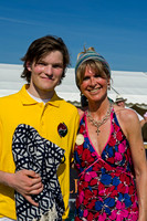 Lady Nortbrook with the captain of The Admiral Codrington