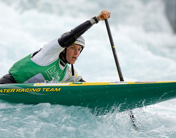 Rosalyn Lawrence of Australia at the Canoe Slalom