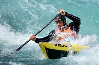 Matus Hujsa of Slovakia at the Canoe Slalom