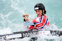 Mallory Franklin at the Canoe Slalom Word Cup