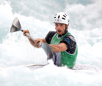 Christian Fabris of Australia at the Canoe Slalom