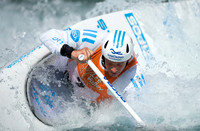 Matej Benus of Slovakia at the Canoe Slalom
