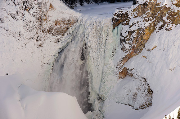 Upper falls of the Yellowstone River