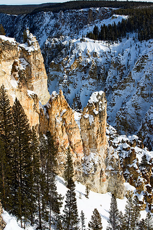 Rock formation, near Upper falls