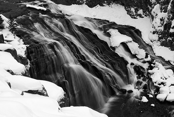 Gibbon Falls, Yellowstone National Park,