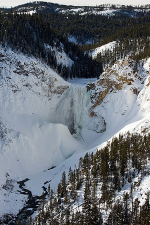 Upper falls at a distance