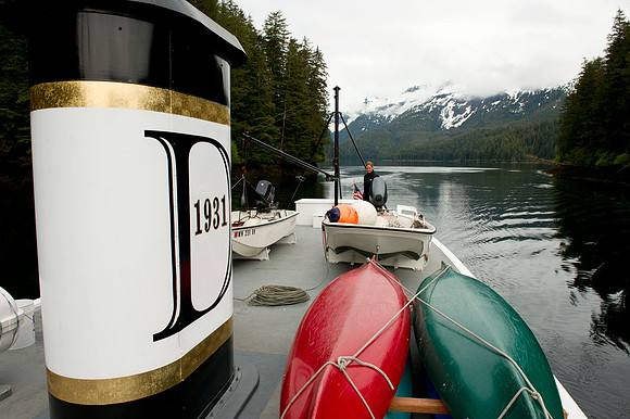 View from top of MV Discovery