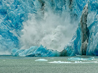 Dawes Glacier calving,