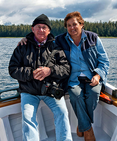 Myself and Jan, on board MV Discovery