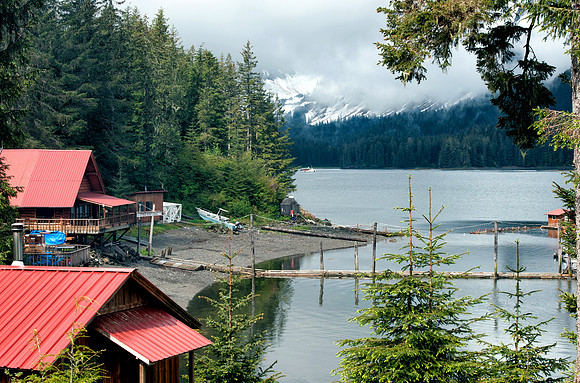 View over Pybus Point inlet, Admiralty Island