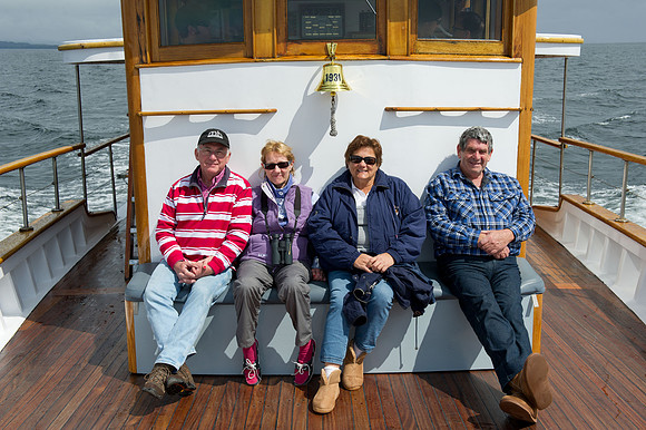 Myself, Julia, Jan and Ron on the MV Discovery