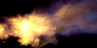 Flame inside balloon