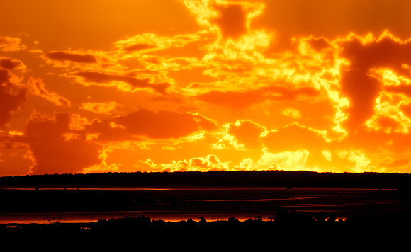 Dramatic Sunset in Zimbabwe