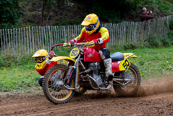 Andy and Tim Breacher on their Wasp Yam 840
