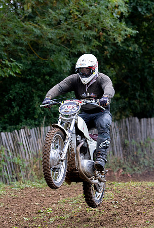 Martin Kemp on his BSA Faber 500