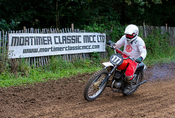 Richard Hall on his CZ 250 Twin Port
