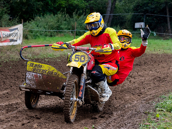 Andy and Tim Breacher on their Wasp Yam 840