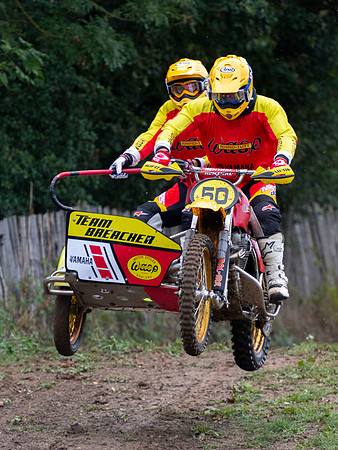 Andy and Tim Breacher on their Wasp Yam840