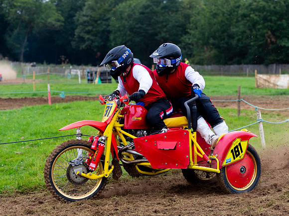 Richard and Miles Gilham on their Wasp Yam 840