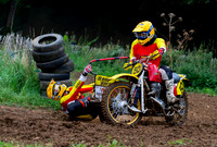 David Millward and Joseph Millward on their Suzuki GS 1000