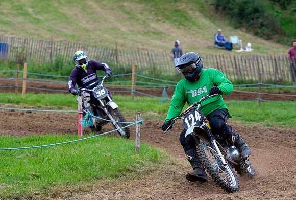 Kevin Wilmer on his Faber BSA B40 350