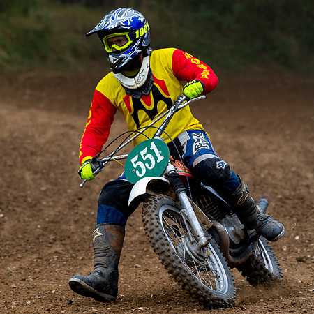 Rider making a turn