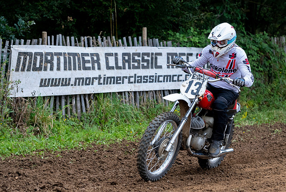 Roger Powell on his CZ 250 Twin Port
