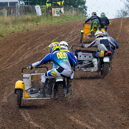 Andy Abrahams and Graham Livings their Wasp Norton 920