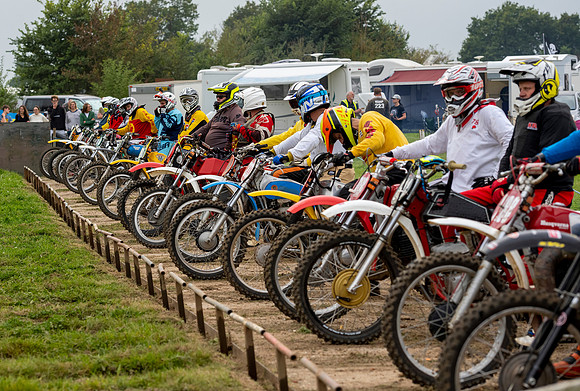 Ready for the start of the Scramble
