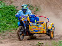 David Millward and Joseph Millward on their Suzuki GS 1000
