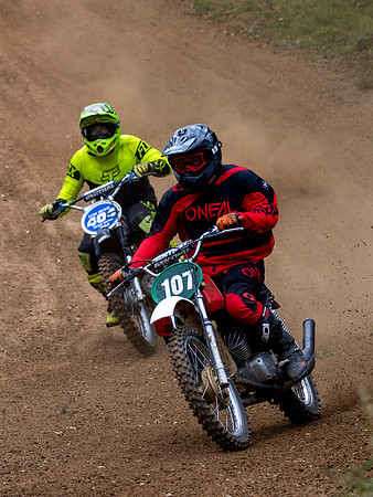 Mike Jones on his CZ 250