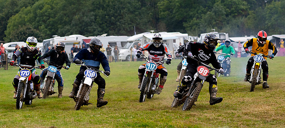 Start of the scramble
