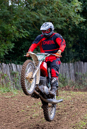 Mike Jones on his CZ 250