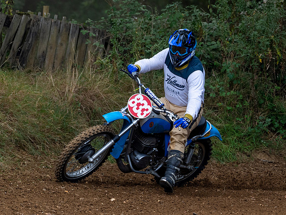 Greg White on his Bultaco Pursang 250