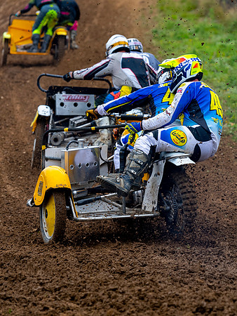 Andy Abrahams and Graham Livings their Wasp Norton 920