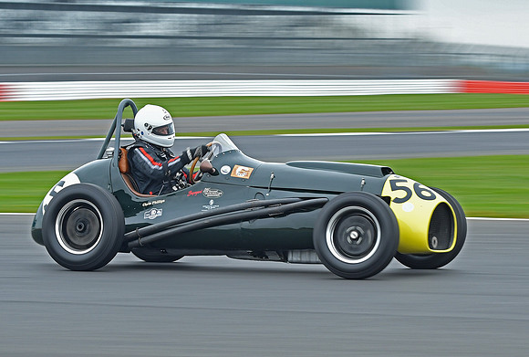 Christopher Phillips in the Cooper Bristol