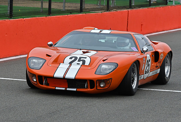 Steve Hart in the GT 40 at HGPCA