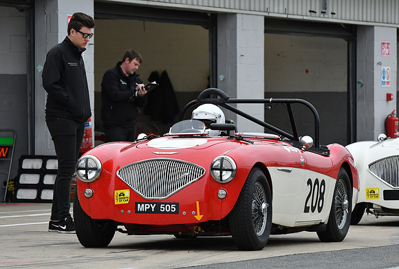 Austin Healey at the HGPCA Practice day Silverstone